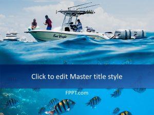 Free Sport Fishing PowerPoint Template