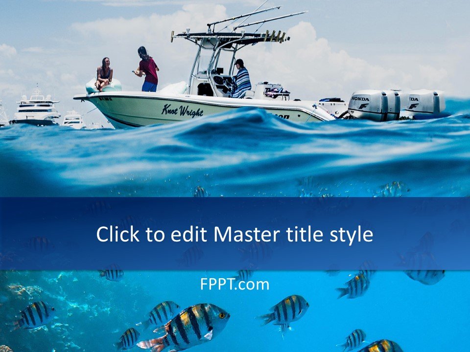 Free Sport Fishing PowerPoint Template - Free PowerPoint Templates