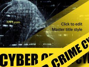 Free Cyber Crime PowerPoint Template