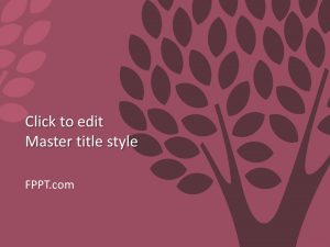 Free Tree PowerPoint Theme for Presentations