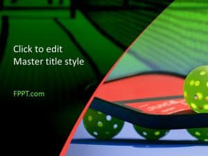 Free Pickleball PowerPoint Template