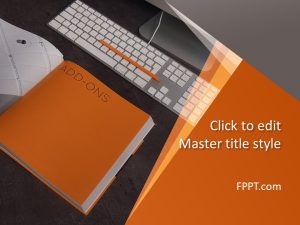 Free Formal Workspace PowerPoint Template