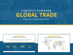 Global Trade Company PowerPoint Template